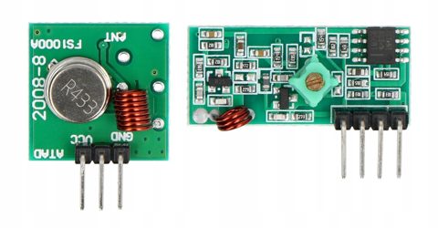 IMZ Zestaw radiowy nadajnik i odbiornik RF 433MHz FS1000A + MX-RM-5V