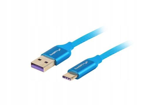 Kabel USB-C – USB-A 2.0 1 m 5 A Lanberg