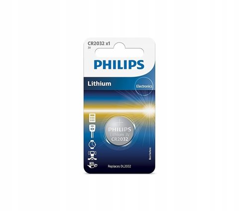 Bateria CR2032 guzikowa 3V Philips