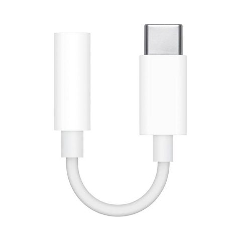 Apple MW2Q3ZM/A przejściówka z USB-C na gniazdo słuchawkowe 3,5 mm biały